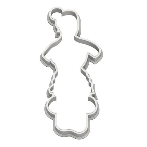 0083 Statue Cookie Cutter 3d Model 3d Printable Cgtrader