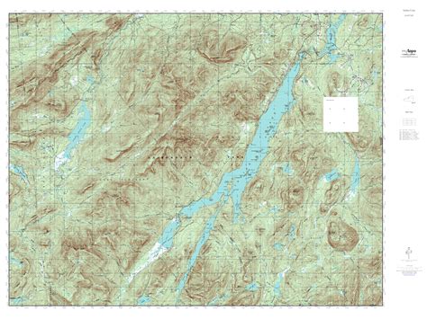 Mytopo Indian Lake New York Usgs Quad Topo Map