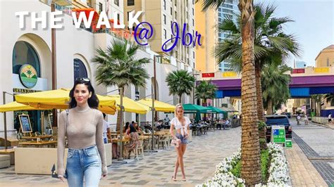 The WALK At JBR Jumeirah Beach Residence Walking Tour 4K Dubai S