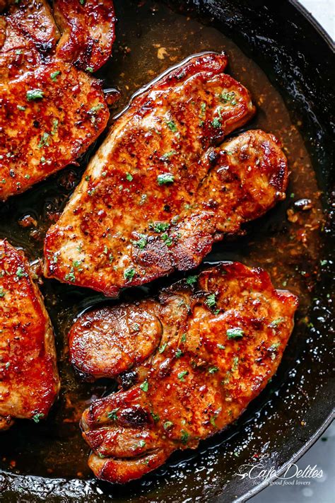 Get one of our bone in pork roast recipe and prepare delicious and healthy treat for your family or friends. Easy Honey Garlic Pork Chops - Cafe Delites