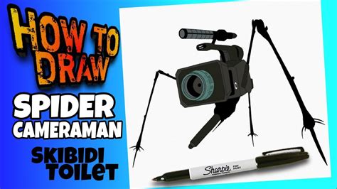 How To Draw Spider Cameraman From Skibidi Toilet Easy Step By Step