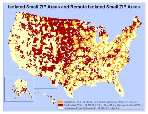 Rural Urban Commuting Area Codes Version 111 Remotefrontier And