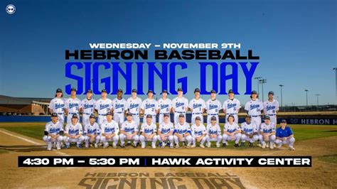 Hebron Baseball Signing Day Nov 9 2022 Youtube