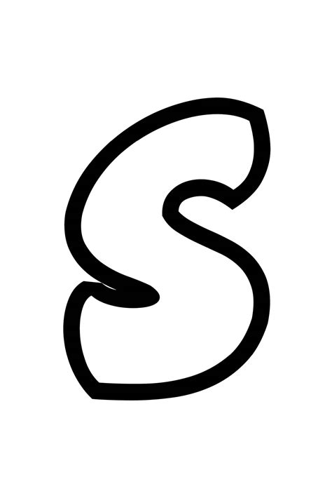 Printable Letter S