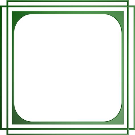 Green Border Frame