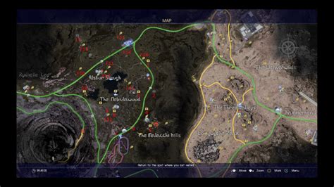 En El Medio De La Nada Misionero Exprimir Final Fantasy Xv Mapa Mundi