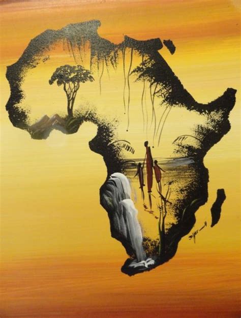 Pin By Bilal Wallace On Tatted Up African Paintings African Art Paintings Africa Art