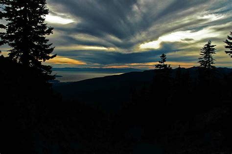 Sunset From Mount Seymour Photos Diagrams And Topos Summitpost
