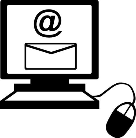 Email On Computer Clip Art At Vector Clip Art