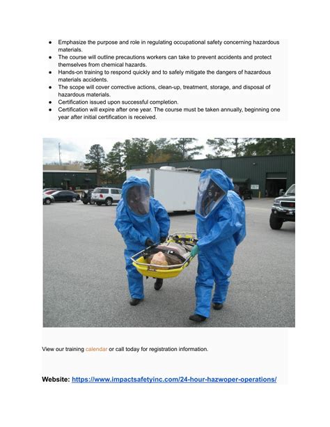 PPT 24 Hour HAZWOPER Operations And Waste Management Certification