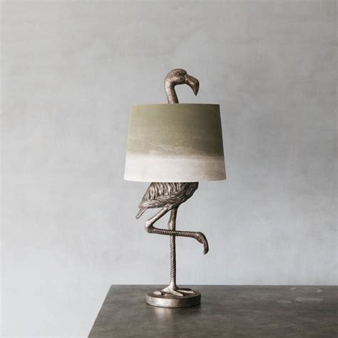 Create a little ambience with deliciously scented candles, chic candleholders and fresh. Prezola - Flamingo Table Lamp, Silver - Graham & Green | Table lamp, Lamp, Outdoor table lamps