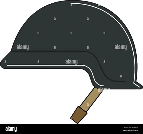 Isolated Military Helmet Icon Stock Vector Image Art Alamy