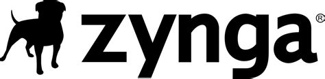 Zynga Logo Black And White Brands Logos