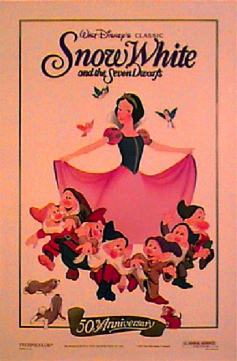 Snow White And The Seven Dwarfs R1987 U S One Sheet Poster