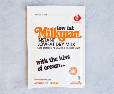 Milkman Instant Lowfat Dry Milk Packit Gourmet