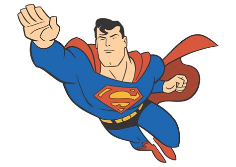 Superman Cartoon Logo Vector ~ Format Cdr Ai Eps Svg Pdf Png