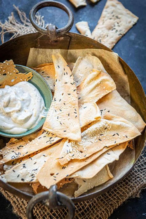 Lavash bread crackers ww