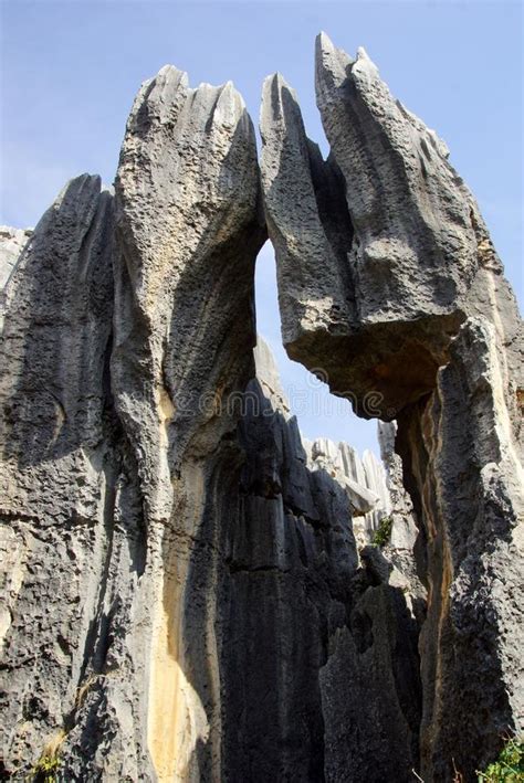 Shilin Stone Forest In Kunming Yunnan China Stock Photo Image Of