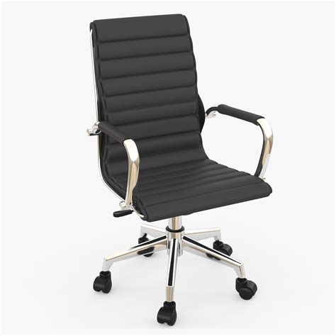 Office Chair Free 3d Model Blend Fbx Free3d