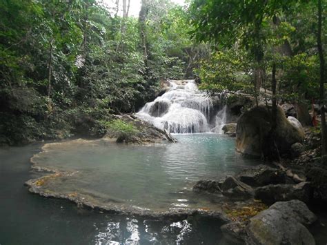 The 7 Tiered Waterfall Erawan National Park Thailand Paths Unwritten