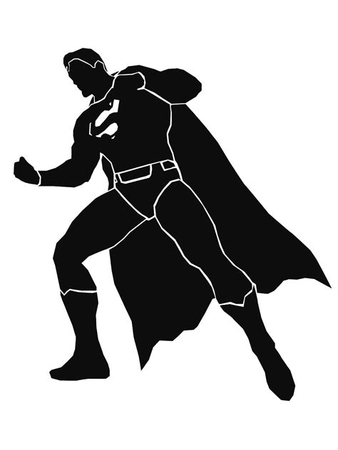Superman Stencil