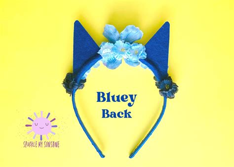 Bluey Bandit Disney Inspired Headband Dog Ears Birthday Etsy Canada