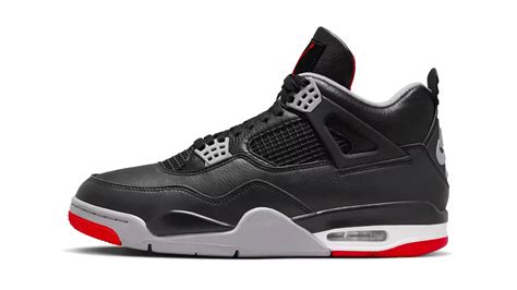 Heres An Official Look At The Air Jordan 4 Bred Reimagined The