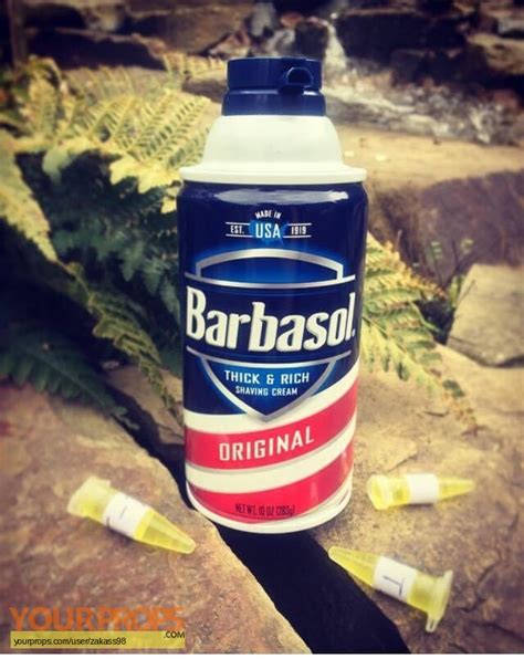 Jurassic Park Barbasol Shaving Can With Dna Replica Movie Prop