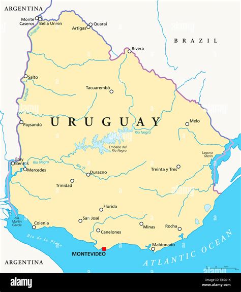 Uruguay Montevideo Mapa Fotos E Imágenes De Stock Alamy