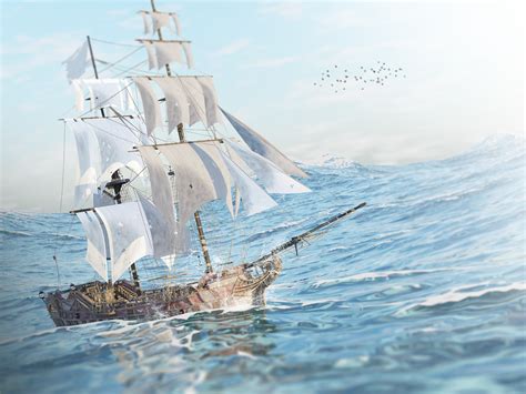 Jackdaw Pirate Ship Model Finished Projects Blender Artists Community