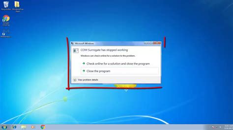 How To Fix Com Surrogate Has Stopped Working In Windows 7 Youtube