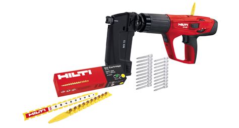 With this type of sprayer, an air compressor pushes paint through the tip. Hilti DX460-MX Nail Gun | Sunbelt Rentals