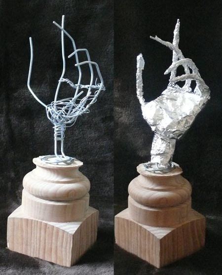 Sculpture Art Clay Wire Art Sculpture Hand Sculpture