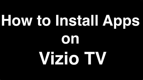 There is no app store from where you need to download the app. How to Install Apps on Vizio Smart TV - YouTube