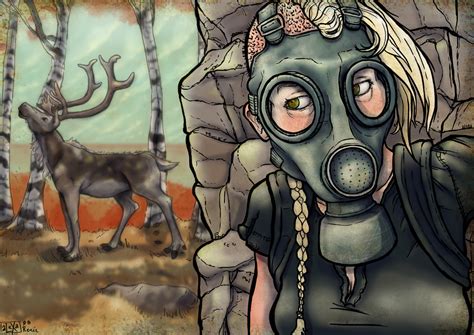 The Girl In The Gas Mask Encounter I By Dok Alexa On Deviantart