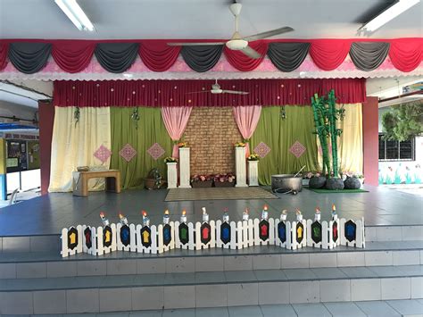 Stage decoration for hari raya aidilfitri and birthday celebration 2019. Hiasan Hari Raya Diy - Home Desaign
