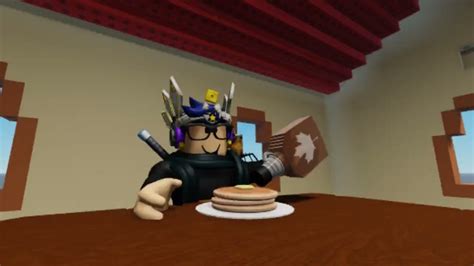 Blows Up Pancakes With Mind But In Roblox Youtube
