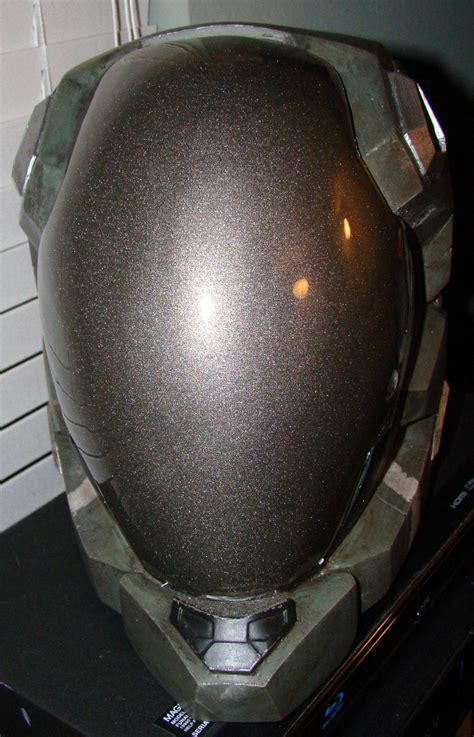 Halo Reach Pilot Helmet Front View Finished By Hyperballistik On Deviantart