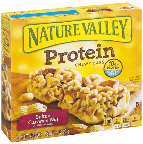 Nature Valley Chewy Granola Protein 5 Bars 142 Oz 40 G Each