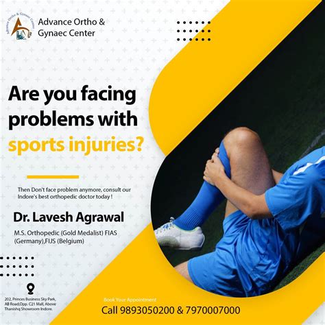 Types Of Sports Injuries Different Sports In Advance Ortho And Gynaec