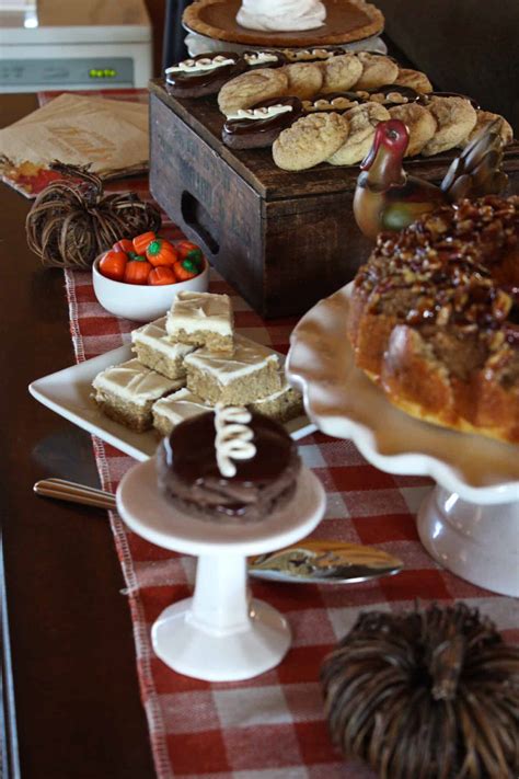 Festive Thanksgiving Dessert Table Ideas Practically Homemade