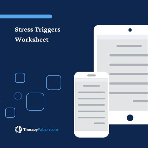 Stress Triggers Worksheet Editable Fillable Printable Pdf