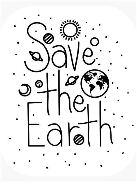 Save The Earth Save Our Planet Great Sticker By Gexwerk Redbubble