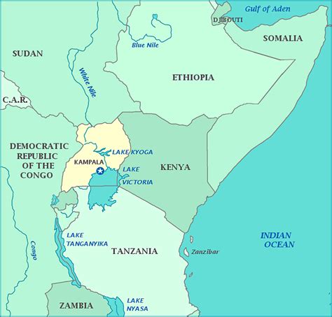 The map of uganda, africa, is for informational use only. Africa Map Kenya Uganda