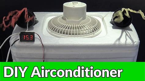 How To Make A Homemade Air Conditioner Diy Ac Easy And Quick Youtube