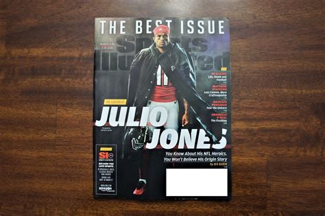 Sports Illustrated Best Issue Nfl Football Julio Jones Atlanta Falcons