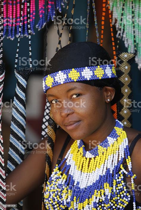 Young And Pretty Zulu Girl From South Africa Stock Photo Download