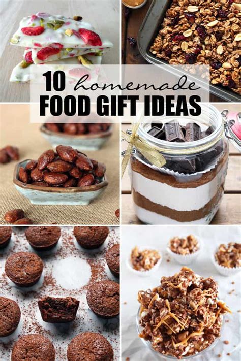 Food gift ideas for delivery. 10 Homemade Food Gift Ideas - LeelaLicious