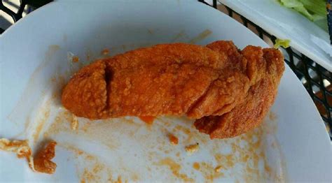 Buffalo Dicken Finger Chicken Tender Looks Exactly Like A Penis