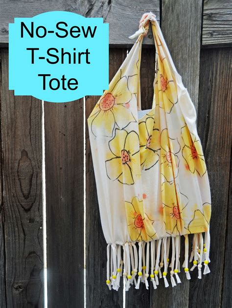 No Sew T Shirt Tote Tote Bags Sewing How To Dye Fabric Tote